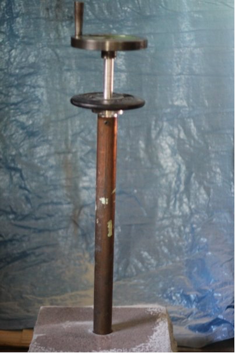 Copper tube drill assembly